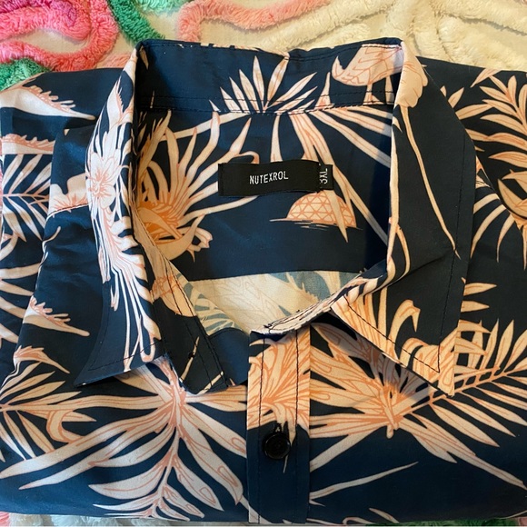 Preowned Men’s “ Nutexrol” Button Down Short Sleeve Shirt. 3XL. Hawaii Style - Picture 8 of 11